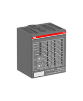 ABB CI521-MODTCP Interface Module - Modbus TCP Server with 4 AI, 2 AO, 8 DI, 8 DO for industrial automation.